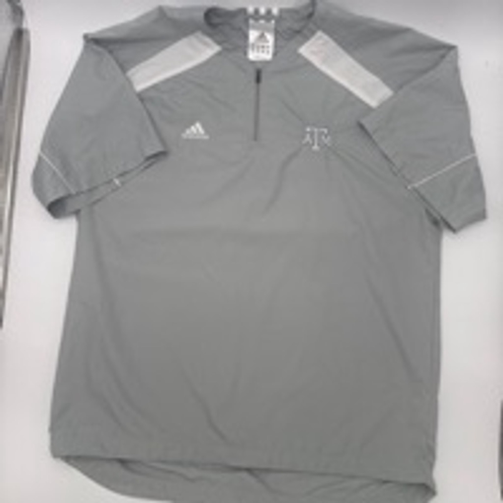 Men's TEXAS A&M Adidas Pullover Windbreaker Team Issued Size M